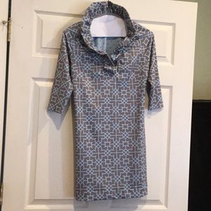 Gretchen Scott Jersey Ruffle dress Bombay Taj